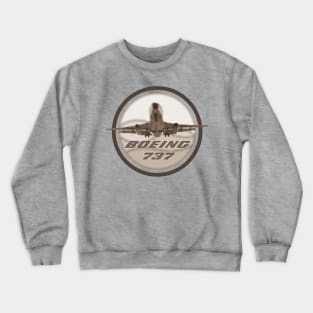 737 front Crewneck Sweatshirt